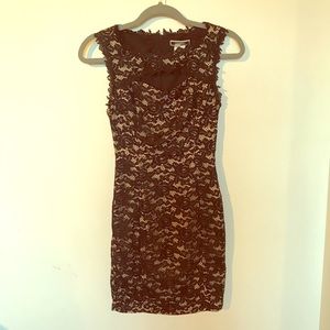 Black lace dress